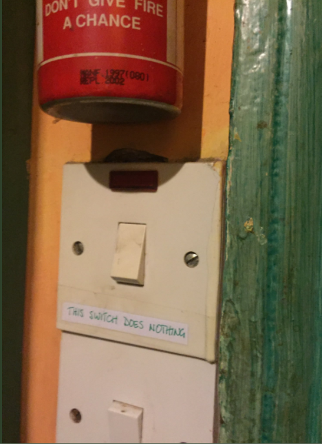 This switch does nothing
